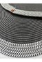 Riva 2-Piece Jute, Wicker, Bathroom Mat Set, Bathroom Set, Toilet Set 50X80 & 40X60 cm Decorative Mats Compatible for Indoor and Outdoor Use - 4