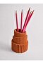 Handmade Concrete Pen Holder Modern Decorative Desktop Organizer Office and Study Desk Organizer