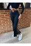Women's spanish leg lace detail diving leggings - 6