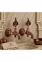 2 Pieces of Ottoman Bath Faucet, Copper Color, Patterned, Heavy Model, Kurna Faucet, Compatible with All Bathrooms (with Aerator)