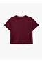 Ornamental Button Detailed Short Sleeve Crew Neck T-Shirt - 6