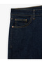 Normal Waist Cotton Jean Pants with Pockets - Skinny Push up Fit Jean - 7