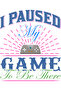 I Stopped Playing Games to Be with You Printed Women's Oversize T-Shirt - 3