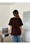 V-Neck Basic T-Shirt - Brown - 4
