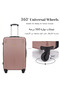 4-Piece ABS Hard Shell Luggage Set for Family, 20/24/28/32 Inch, TSA-Approved Lock, 360° Silent Spinner Wheels, 3-Level Adjustable Handle, Unisex for Men Women - 6