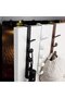 Two-piece hook set, five-layer door hanger, white - 4