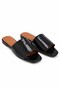 Lora Women's Single-Strap Patent Leather Textured Slippers - Stylish Everyday Slippers for Home and Outdoor Use - 2