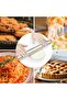 Stainless steel rolling pin, hollow for easy cleaning, suitable for pizza dough, silver. - 4