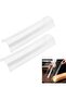 Acrylic cake roll mold set (2 pieces), U-shaped, transparent.