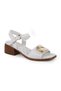 Women's Sandals Evening Dress Genuine Leather Short Heeled Buckle Closed Toe 26Y-2750