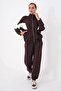 Women's Stripe Detailed Zipper Closure Tracksuit Set 265175 - - 4
