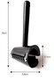 Spiral vegetable slicer 2-piece set, stainless steel, suitable for potatoes and cucumbers, black. - 5