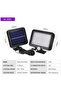 Set of 2 Outdoor Solar Lights - 56 LEDs with Motion Sensor - Waterproof - 120° Beam Angle - Solar Wall Light for Garden with 5m Cable - 3
