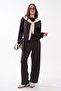 Women's Shawl Look Detailed Sweat Pants Modal Set 265193 - - 2