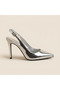 Venus Buckle Detailed Shiny Heeled Shoes - 2