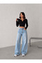 Buz Kar Palazzo Broad-Leg Denim/Jeans Pants - 3