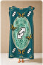 Vintage Tarot Butterfly and Arrow Motif Patterned 70X150 Beach Towel - Digital Printed Bath Towel - 4