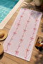 Romantic Pink Mini Ribbon Striped Patterned 70X150 Beach Towel - Digital Printed Bath Towel - 5
