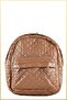 Sima Women's Quilted Parachute Fabric Backpack - Tan