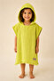 4 Layer Muslin Poncho Lime Baby Poncho Children's Poncho 1-3 Years Old Bath Beach Poncho Sea Poncho - 6