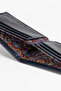 Reda Men's Leather Wallet Navy Blue - 5