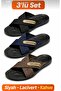 3-Pack Men's Daily Cross-Pack Dowry Guest House Balcony Garden Beach Sea Slippers