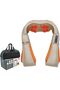 Rechargeable Shiatsu Neck and Back Massager with Soothing Heat | Cordless Electric Deep Tissue 3D Kneading Massage Pillow with 16 Nodes for Body Muscles Pain Relief with 2000 mAh Battery (Apricot)