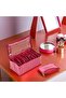 Brocade Jewellery kit with 10 Pouch|Solid Print With Waterproof Outer Material|10 P - 5