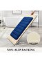 Beige Memory Foam Bathroom Rug Set 3 Piece, Non Slip Extra Soft Absorbent Bath Mats, Machine - 4