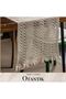 Table Runner, Coffee Table Cover with French Lace Detail, Authentic, 40 X 140 Cm, Cream - 3