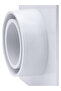 Square Floor Drain Cover, White PVC Plastic, Modern Design Bathroom Shower Grate (8x8 cm) - 4