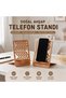 Natural Wooden Phone Stand Decorative Phone Holder Desktop Stand Gift Stylish Design