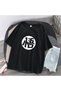 Mi̇ngalondon Dragon Ball Z Black Unisex Oversize T-Shirt - 2