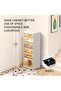 Shoe Organizer Box, 6-Tier Foldable Shoe Rack Organizer for Closet 12Pairs Plastic Shoe Rack - 5