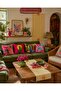 R'Eyla Cactus 5 Piece Runner Set 50X150 cm Runner + 4 Pieces 45X45 cm Decorative Throw Pillow Covers - 2