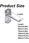 10-Piece Set – Supermarket Shelf Hooks – Sturdy Square Hanging Hooks – Metal Display Hooks – Suitable for Supermarkets, Garages, and Shops – 100mm - 2
