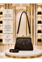 Women's Acıkahve 4-Compartment Lined Scholarship Handbag and Shoulder Bag - 2