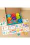 Educational Number Bead Matching Game with Sorting Cups, Cards and Wooden Tools - Preschool Learning Toy - 3