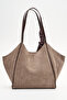 Women's Shoulder Bag Stone-Brown Sly519 - 2