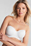Supportive Underwire Micro Jumpsuit Strapless Bra - Strapless Detachable Strap Push-Up Bra - 2