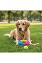 10 cm Dog Biting Hoop Teeth Scratching Toy Cleaning Brush Silicone Dog Toy - 4
