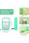 Card Spray Bottle 4 PCS Portable Moisturizing Sprayer Box (50 ml) with Hook Refillable Perfum - 3