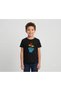 Black Family Matching T-Shirt Set - Heart Flower Pot and Watered Plant Printed Lover and Family T-Shirt