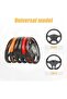 Microfiber Steering Wheel Cover, Premium Leather Feel Steering Wheel Protector, Non-Slip Grip - 3