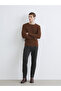 Rmz Gi̇yi̇m Farkiyla Zero Roba Collar Men's Knitwear Sweater - 2