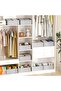 2-Pack Large Closet Storage Bins with Handles and Dividers, Foldable Fabric Organizer Boxes for Clot - 6