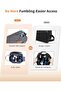 Toiletry Bag for Men, Wide Open Dopp Kit with Multiple Pockets, Wet Dry Separation Shaving Ba - 5