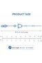 Baby Pacifier Clip 5-Pack Silicone Teether Strap Anti-Drop Pacifier Holder for Stroller Hi - 3