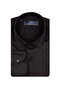 Boys' Black Classic Shirt - Long Sleeve, School and Formal Wear Shirt, 80% Cotton - 4