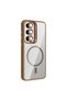Galaxy S24 Case with Camera Stand, Magsafe Compatible, Transparent Back, Silicone - 2